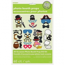 Photo Booth Props - Paper - All Occasion - 60 Count