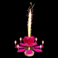 Candle - Cake - Spinning Musical - Pink