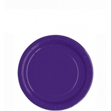 Plate - Dessert - Paper - 6.75\" - 20 Count - Purple