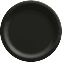 Plate - Dinner - Paper - 10\" - 20 Count - Black
