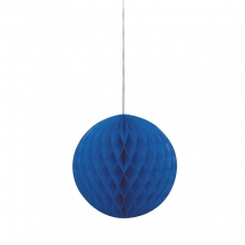 Honeycomb Ball - 8\" - Royal Blue