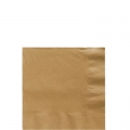 Napkin - Beverage - 2 Ply - 50 Count - Gold