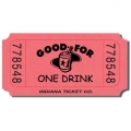 Ticket Roll - Good for One Drink - 1000 Tickets - Assorted Colours