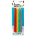 Candle - Taper - Primary Coloured - 12 Count
