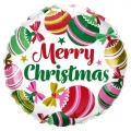 Merry Christmas - Ornament - 18 - Foil Balloon - With Helium Fill