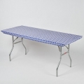 Kwik-Cover - Vinyl - 30x96 - Rectangle - Blue Gingham
