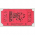 Ticket Roll - Beer - 1000 Tickets - Assorted Colours