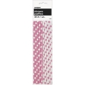 Polka Dot Straws, Paper (6 Colors)