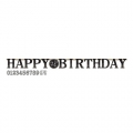 Sparkling Celebration - Jumbo Letter Banner - Happy Birthday - Add An Age - 10 x 10.5'