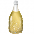 Bubbly Champagne Bottle - 39 - Foil Balloon - With Helium Fill