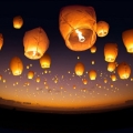 Flying Lantern - Small - Assorted Colours