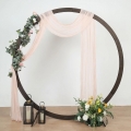 Arch Swag - Cheesecloth - 20\' - Blush Rose Gold
