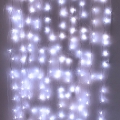 Specialty Drape - 12\'H x 3\'W - LED Light Panel - White