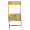 Chair - Folding - Rustic Style Oak Wood