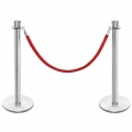 Aisle Rope - 10\' - Velour - Red